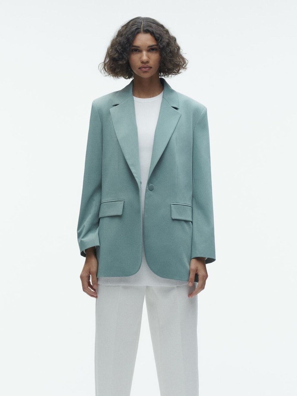 NWT Zara buttoned oversized blazer size S